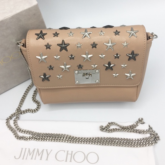 Jimmy Choo Leather Mini Metal Star Convertible Bag - Picture 3 of 16